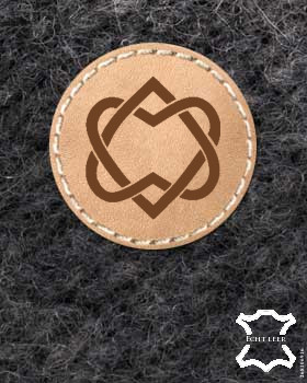24 Custom Leather Labels with Logo | Personalised Leather Tags for Clothing | Leather Labels | Leather Tags