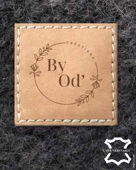 Custom Leather Labels with Logo | Personalised Leather Tags for Clothing | Leather Labels | Leather Tags