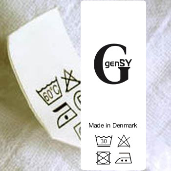 Care Labels with Washing Symbols | Custom Care Labels for Clothing | Fabric Content labels