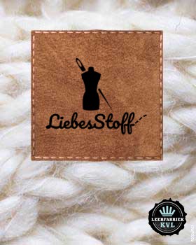 Faux Leather Clothing Labels